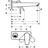 شیر روشویی توکار تالیس E کد: 71734 هانسگروهه HansGrohe